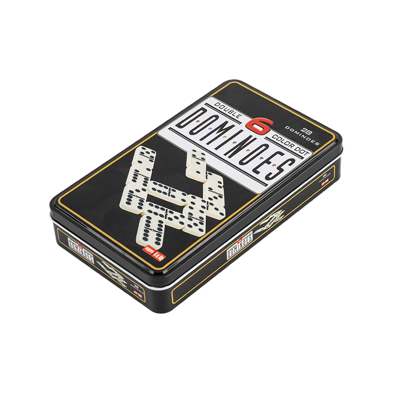 Koleksi Portable Iron Box Double Six Domino