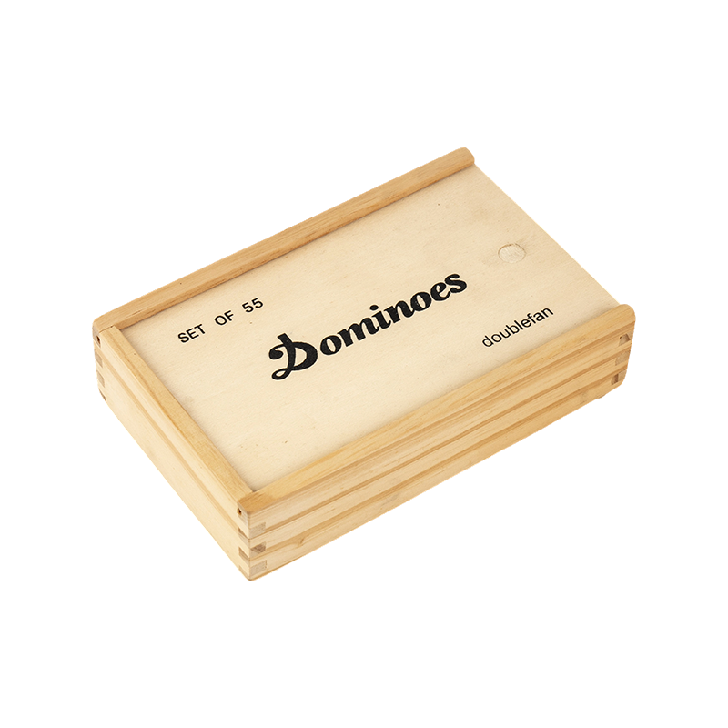 Kayu asal Double Sembilan Kayu Kotak Domino
