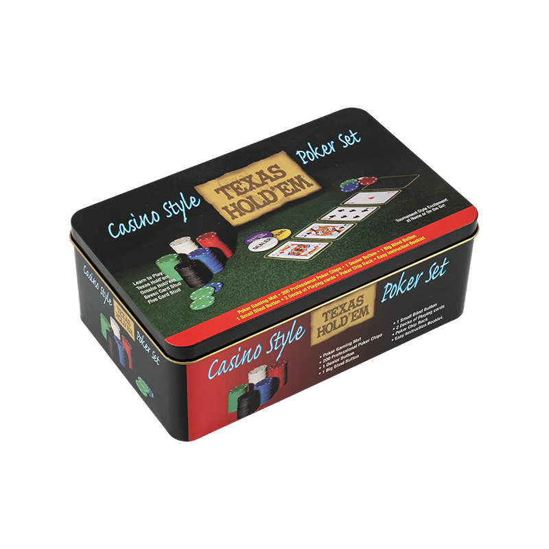 200pcs set cip poker kotak besi yang komprehensif