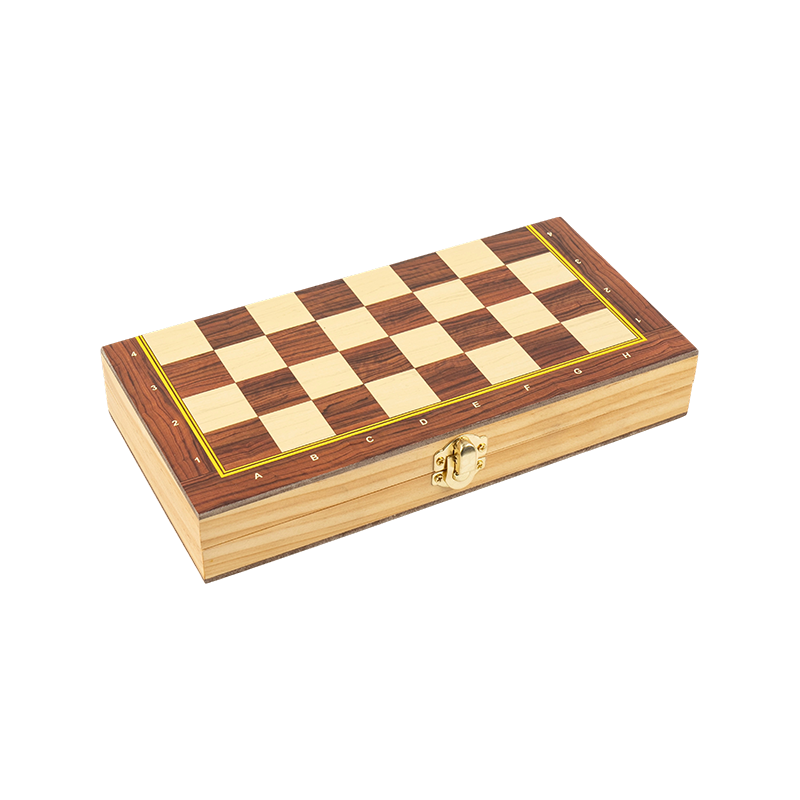 Set Papan Catur Kayu Penyimpanan Lipat