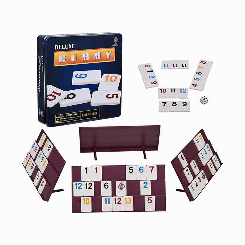 2-4 pemain 106 jubin permainan rummy digital klasik dengan kes besi