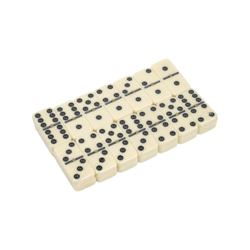 Set permainan meja domino dot plastik akrilik