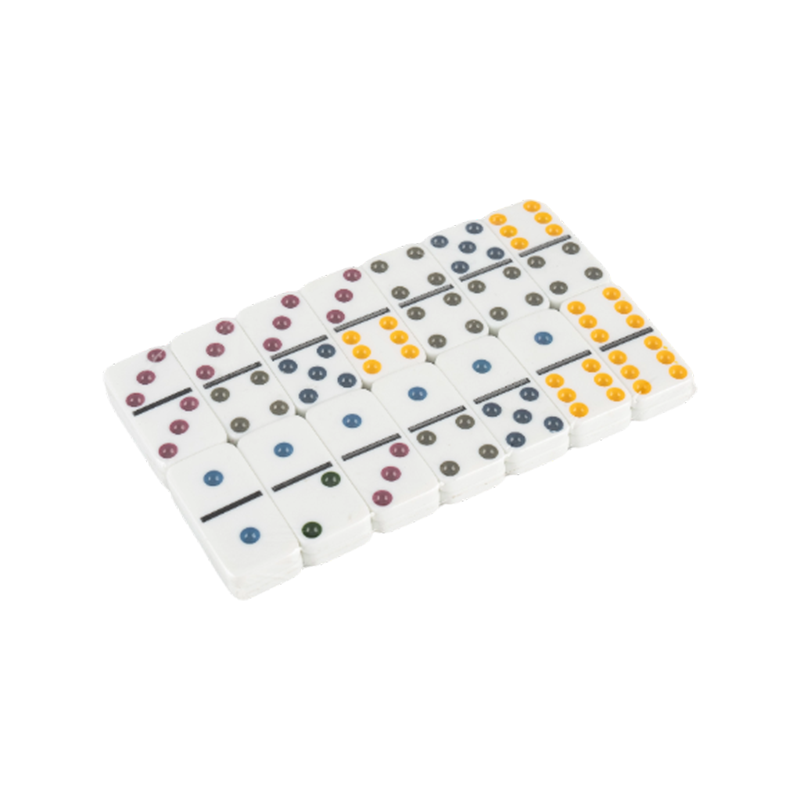 Permainan domino titik warna asas