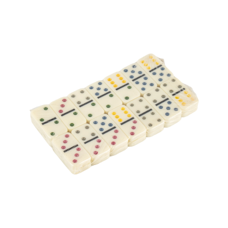 Set domino corak titik berwarna