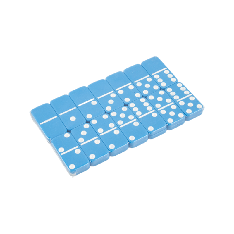 Blue Dominoes Tiles Board Game for Kids & Dewasa